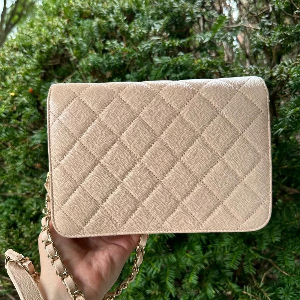 Chanel Flap Bag Quilted Caviar